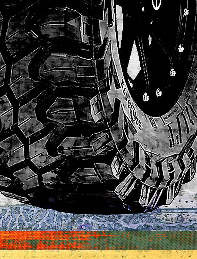 Snow Tire by Thomas Van Housen